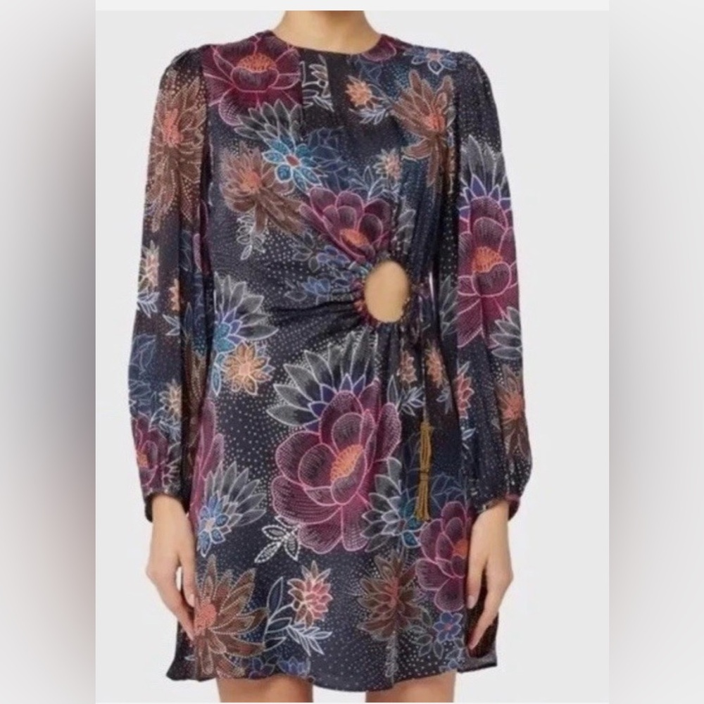 Farm Rio sparkle flowers mini dres
